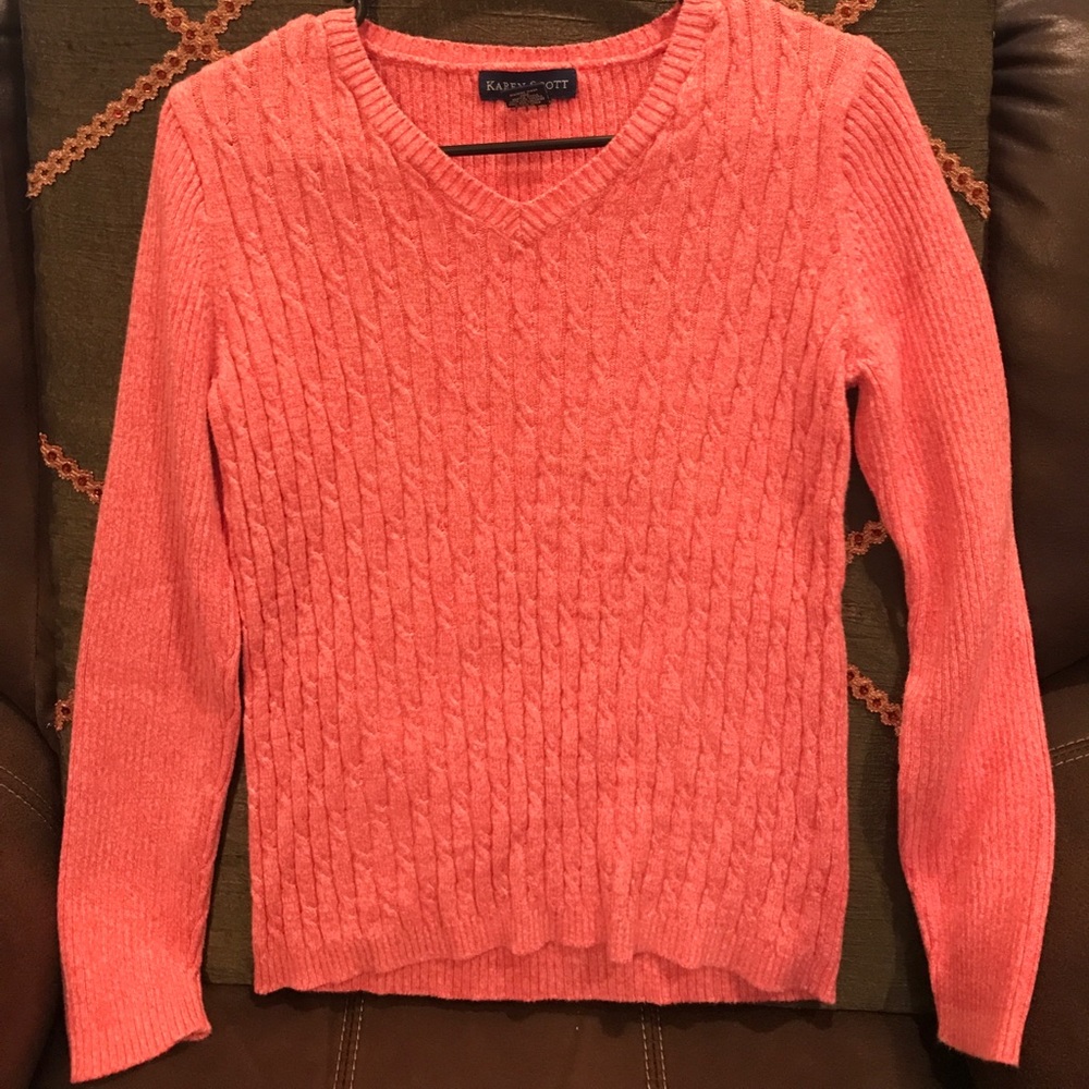 Karen Scott V-neck Sweater